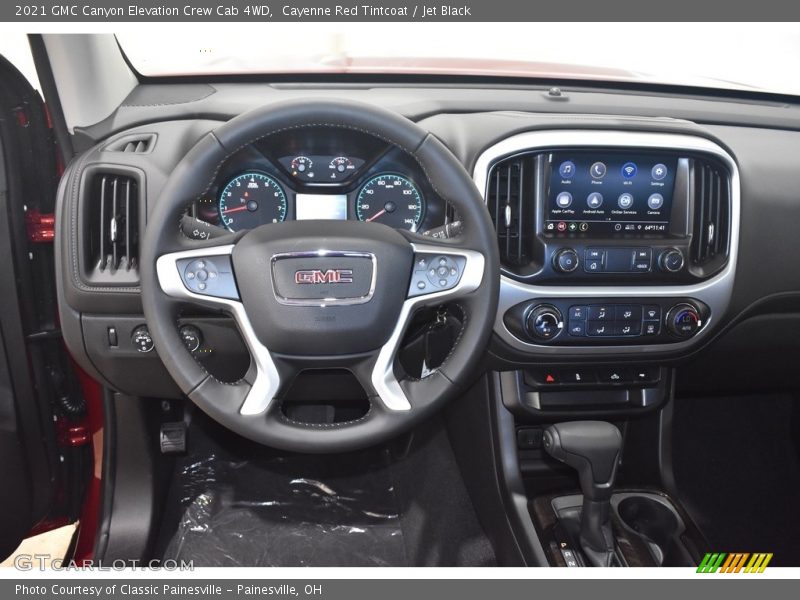Cayenne Red Tintcoat / Jet Black 2021 GMC Canyon Elevation Crew Cab 4WD