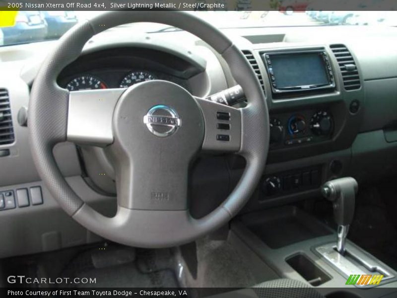 Silver Lightning Metallic / Steel/Graphite 2005 Nissan Xterra Off Road 4x4