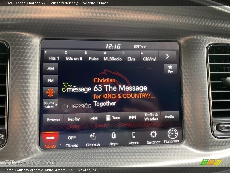 Controls of 2020 Charger SRT Hellcat Widebody