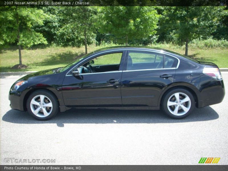 Super Black / Charcoal 2007 Nissan Altima 3.5 SE