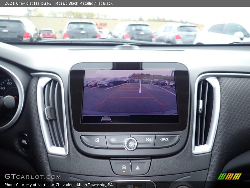 Controls of 2021 Malibu RS