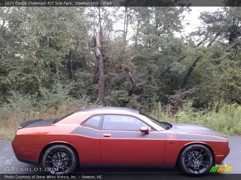 Sinamon Stick / Black 2020 Dodge Challenger R/T Scat Pack