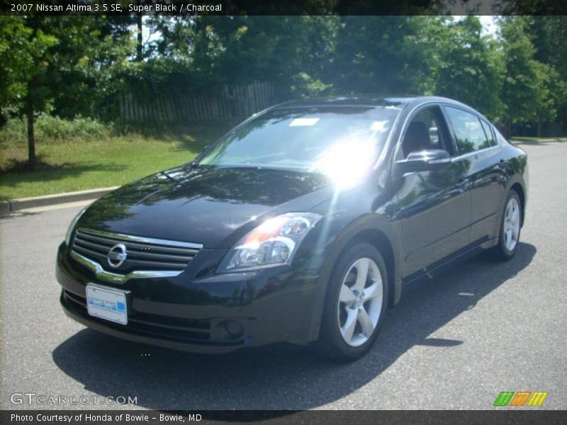 Super Black / Charcoal 2007 Nissan Altima 3.5 SE