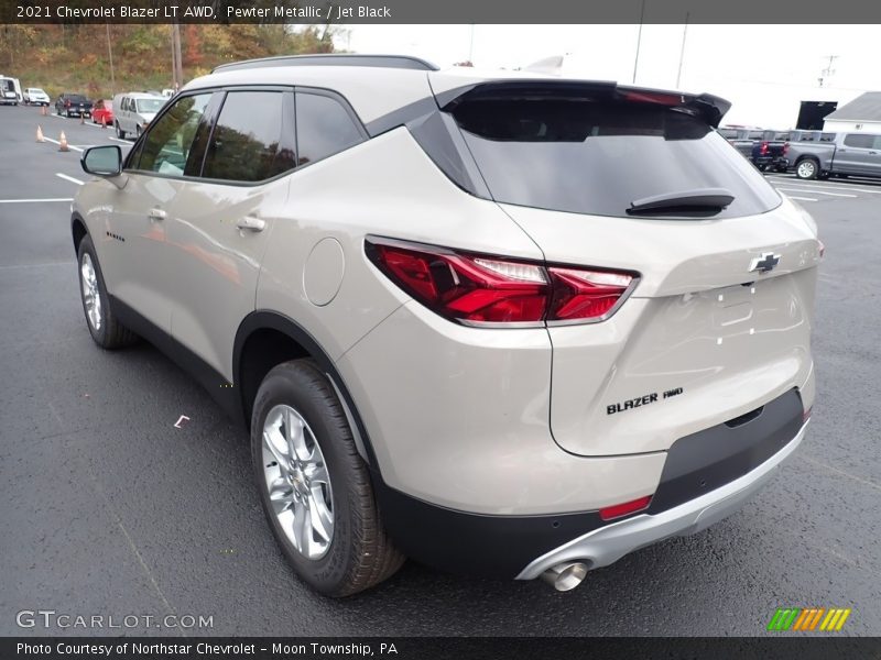 Pewter Metallic / Jet Black 2021 Chevrolet Blazer LT AWD