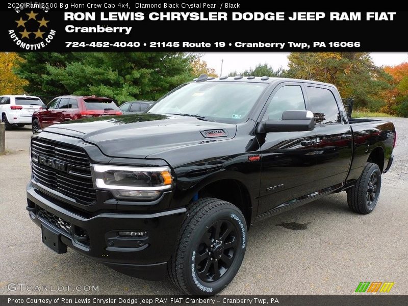 Diamond Black Crystal Pearl / Black 2020 Ram 2500 Big Horn Crew Cab 4x4