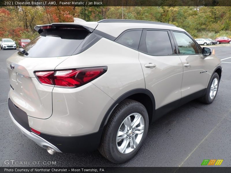 Pewter Metallic / Jet Black 2021 Chevrolet Blazer LT AWD