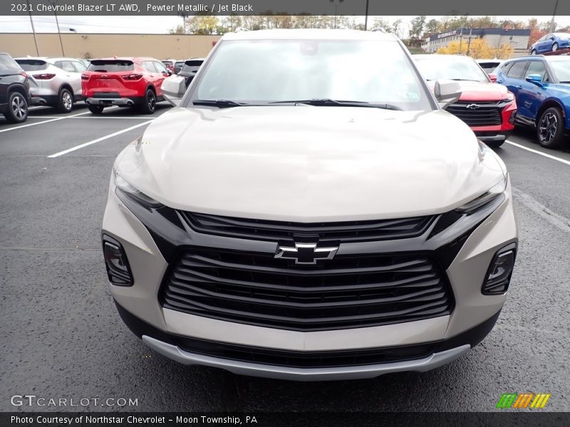 Pewter Metallic / Jet Black 2021 Chevrolet Blazer LT AWD