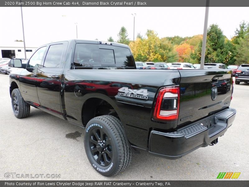 Diamond Black Crystal Pearl / Black 2020 Ram 2500 Big Horn Crew Cab 4x4