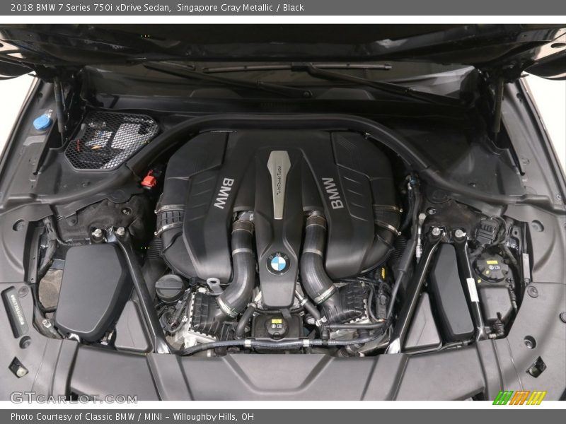  2018 7 Series 750i xDrive Sedan Engine - 4.4 Liter TwinPower Turbocharged DOHC 32-Valve VVT V8