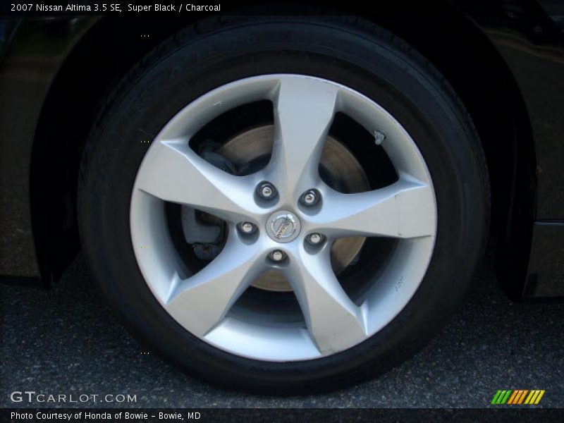 Super Black / Charcoal 2007 Nissan Altima 3.5 SE