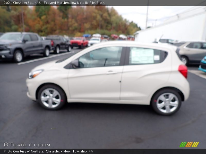 Toasted Marshmallow Metallic / Jet Black 2021 Chevrolet Spark LS
