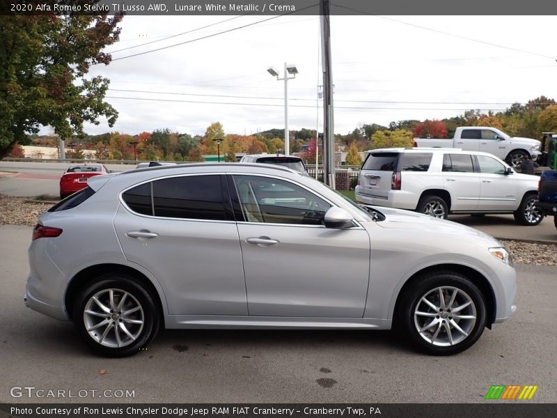  2020 Stelvio TI Lusso AWD Lunare White Metallic