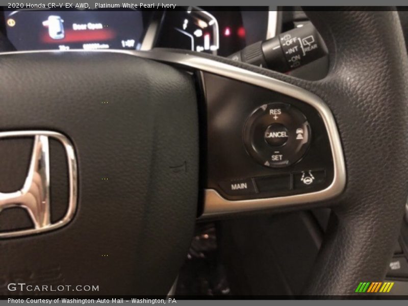 Platinum White Pearl / Ivory 2020 Honda CR-V EX AWD