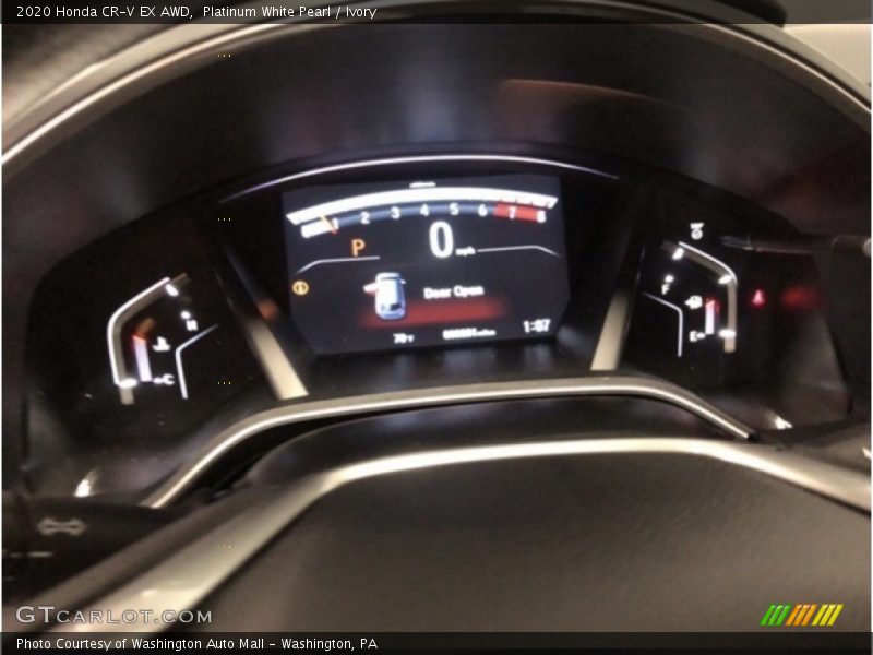 Platinum White Pearl / Ivory 2020 Honda CR-V EX AWD