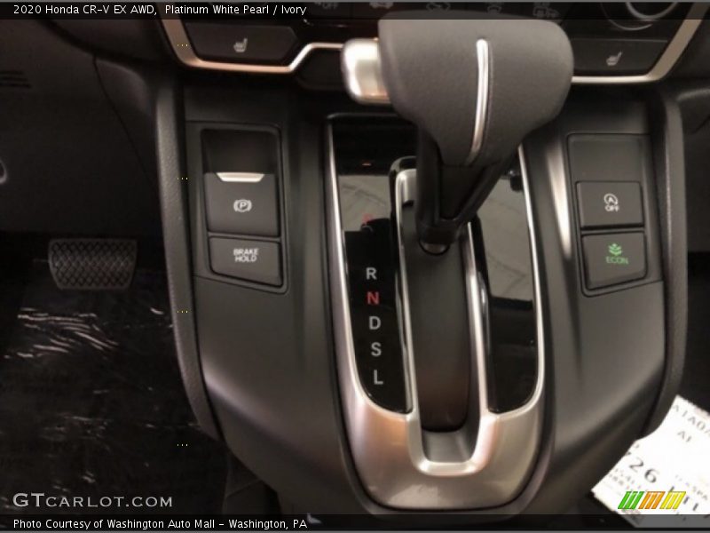 Platinum White Pearl / Ivory 2020 Honda CR-V EX AWD