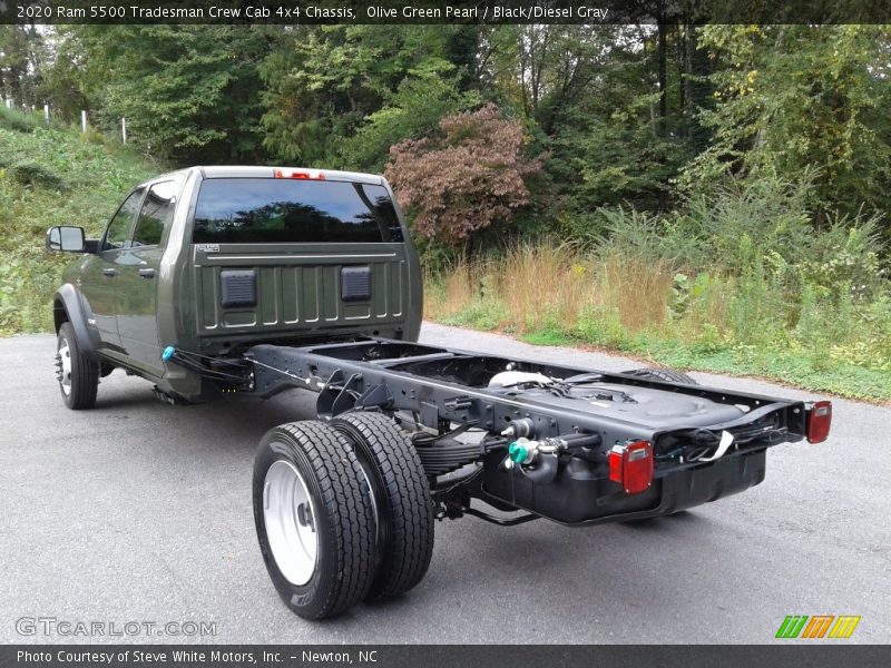 Olive Green Pearl / Black/Diesel Gray 2020 Ram 5500 Tradesman Crew Cab 4x4 Chassis