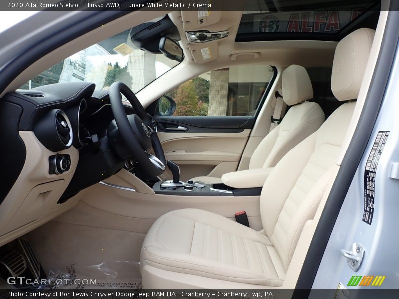  2020 Stelvio TI Lusso AWD Crema Interior