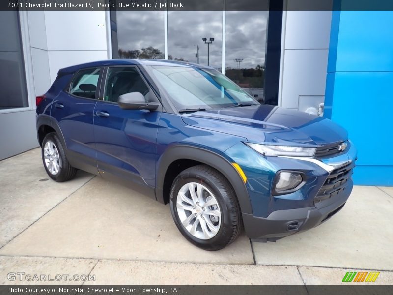 Pacific Blue Metallic / Jet Black 2021 Chevrolet TrailBlazer LS