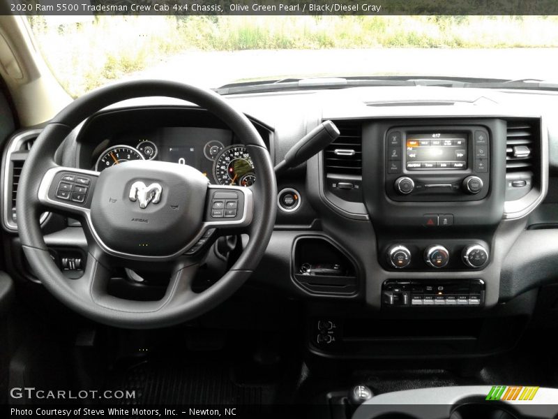 Dashboard of 2020 5500 Tradesman Crew Cab 4x4 Chassis