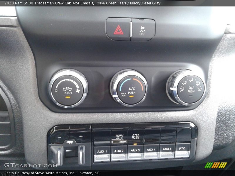 Controls of 2020 5500 Tradesman Crew Cab 4x4 Chassis