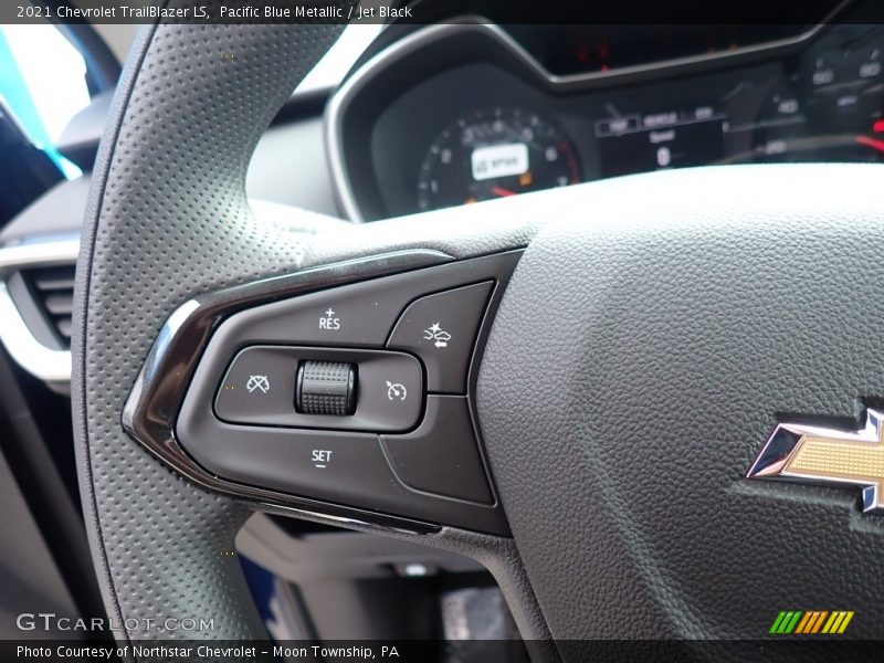 Pacific Blue Metallic / Jet Black 2021 Chevrolet TrailBlazer LS