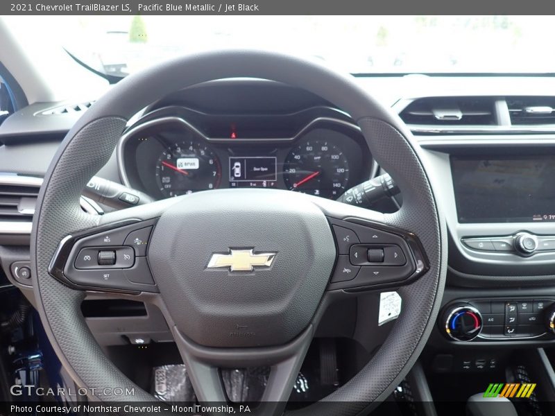 Pacific Blue Metallic / Jet Black 2021 Chevrolet TrailBlazer LS