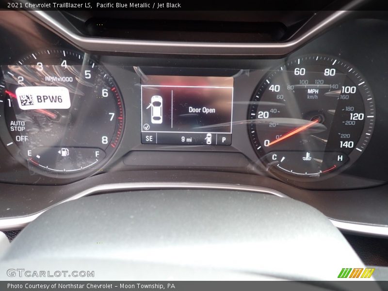 Pacific Blue Metallic / Jet Black 2021 Chevrolet TrailBlazer LS