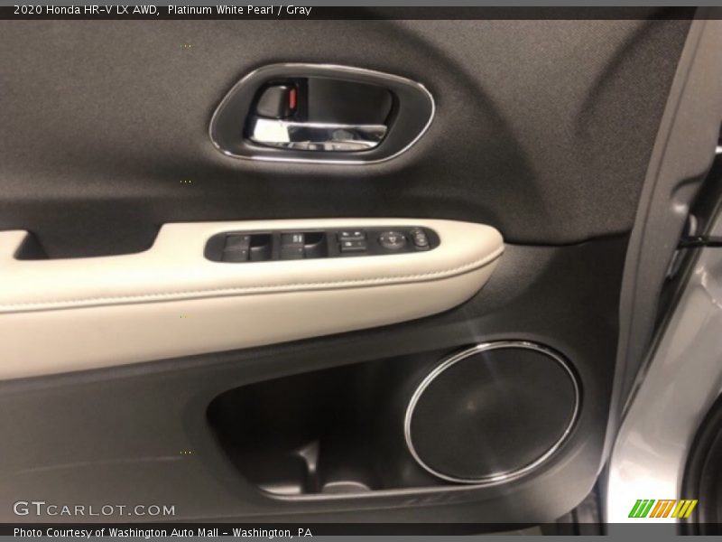 Platinum White Pearl / Gray 2020 Honda HR-V LX AWD