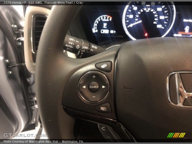 Platinum White Pearl / Gray 2020 Honda HR-V LX AWD