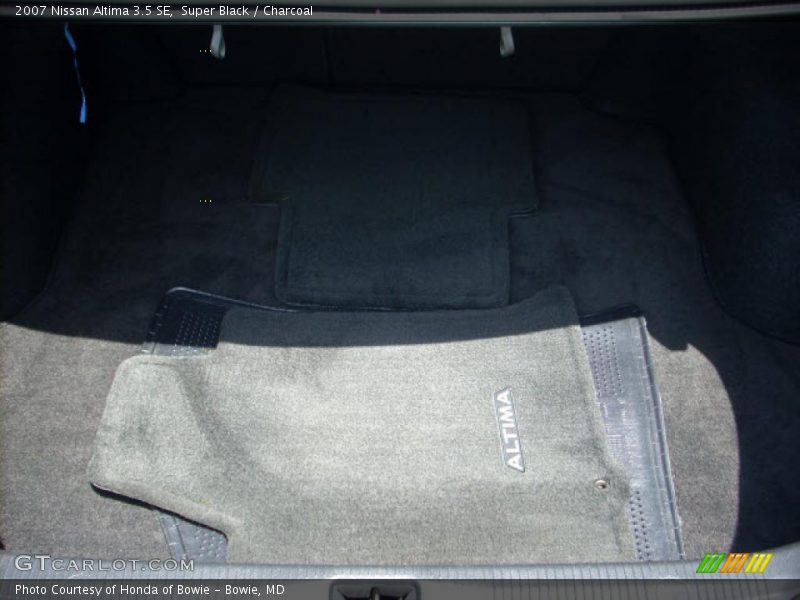Super Black / Charcoal 2007 Nissan Altima 3.5 SE
