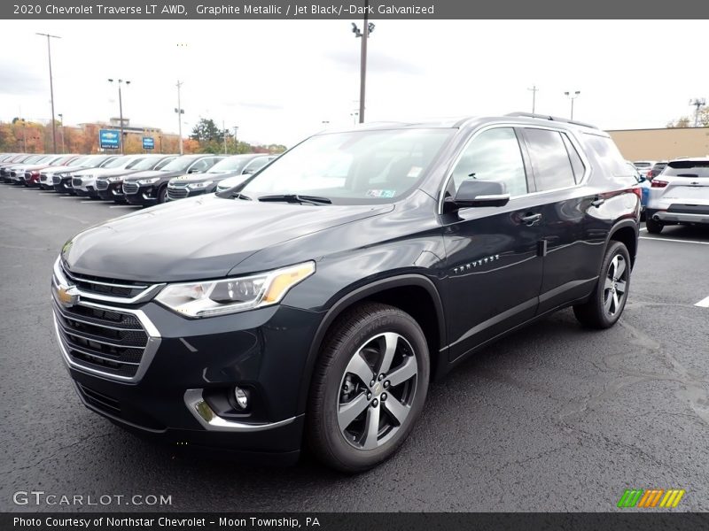 Graphite Metallic / Jet Black/­Dark Galvanized 2020 Chevrolet Traverse LT AWD