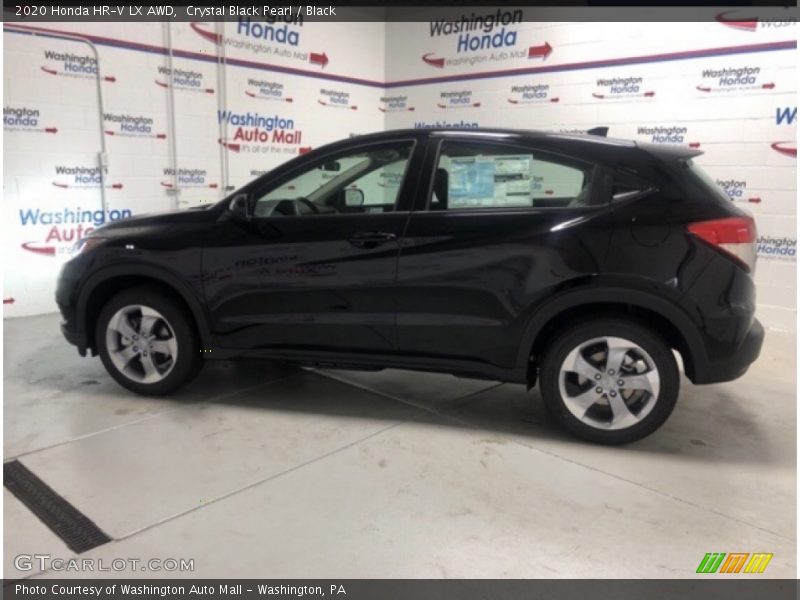 Crystal Black Pearl / Black 2020 Honda HR-V LX AWD