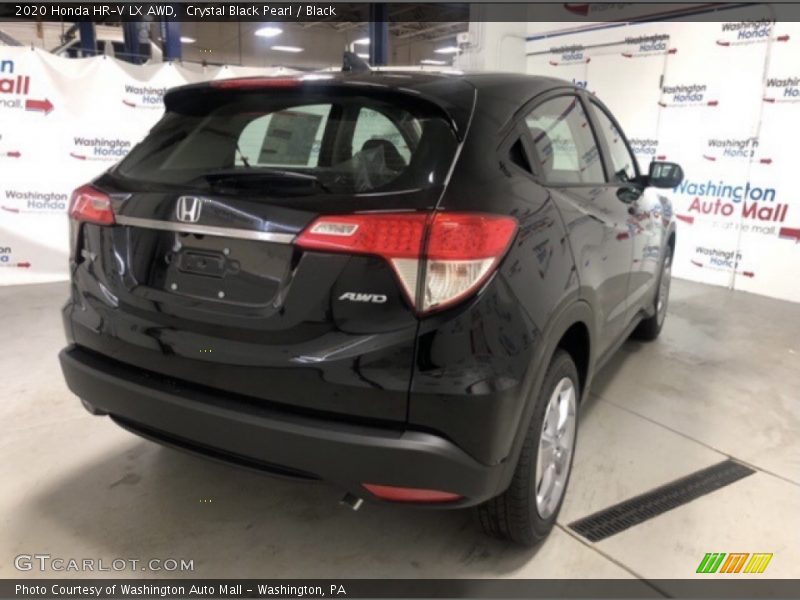 Crystal Black Pearl / Black 2020 Honda HR-V LX AWD