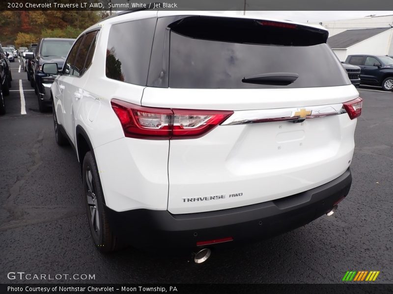 Summit White / Jet Black 2020 Chevrolet Traverse LT AWD