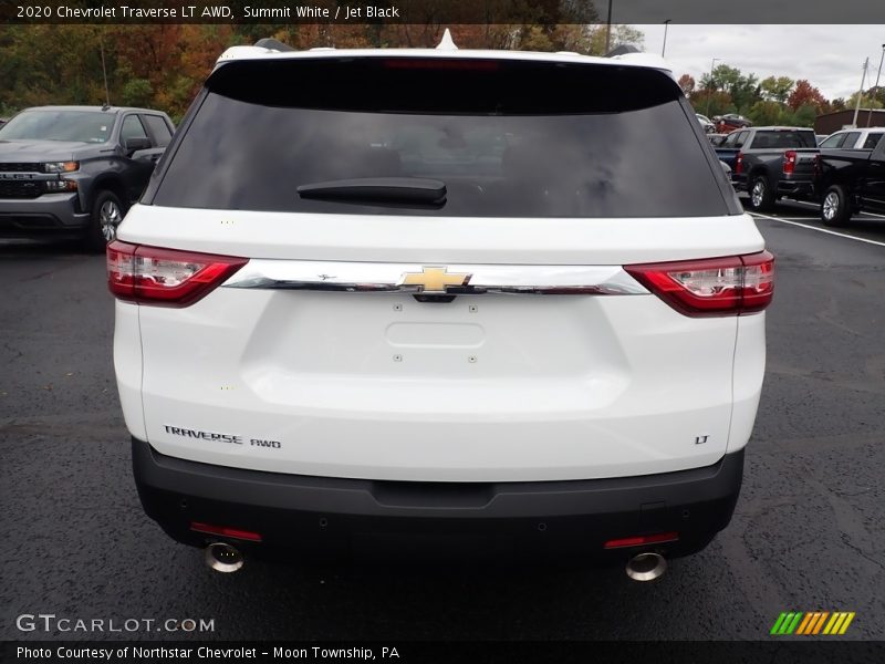 Summit White / Jet Black 2020 Chevrolet Traverse LT AWD