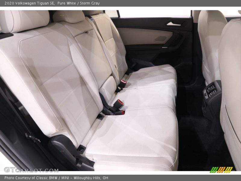Pure White / Storm Gray 2020 Volkswagen Tiguan SE