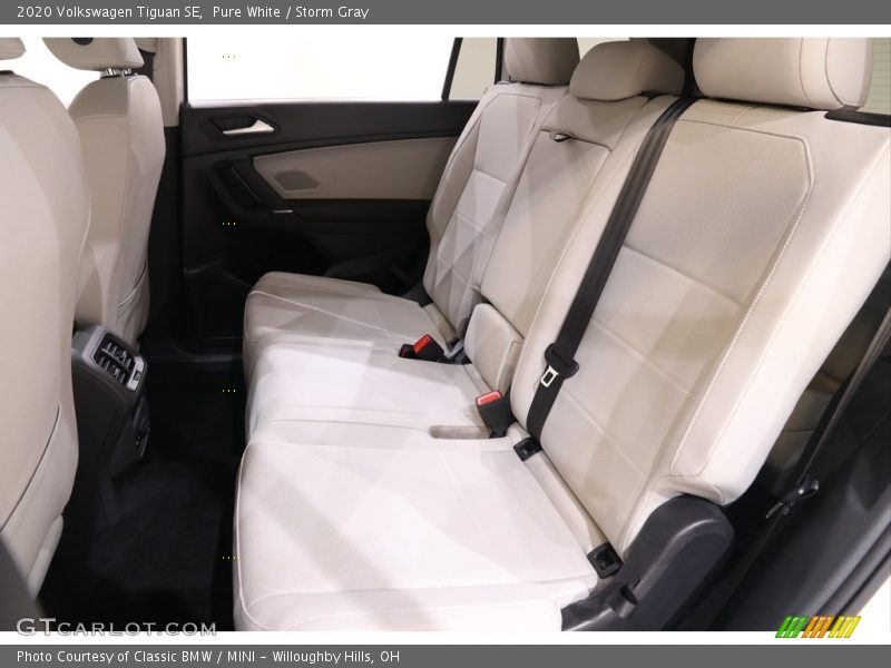 Pure White / Storm Gray 2020 Volkswagen Tiguan SE