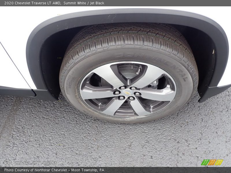 Summit White / Jet Black 2020 Chevrolet Traverse LT AWD