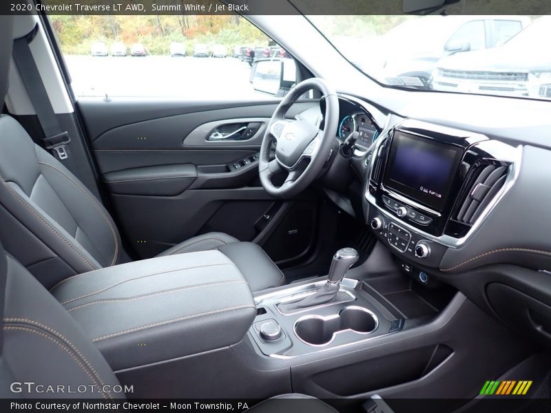 Summit White / Jet Black 2020 Chevrolet Traverse LT AWD