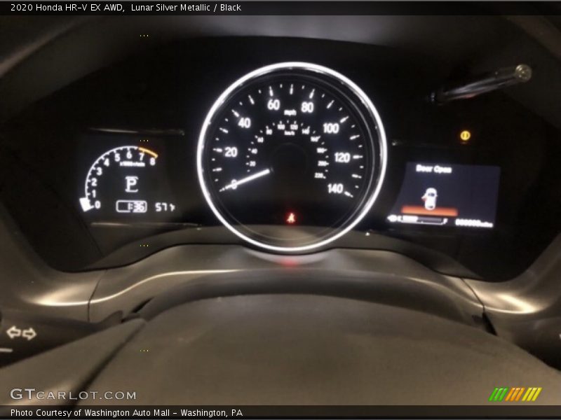 Lunar Silver Metallic / Black 2020 Honda HR-V EX AWD
