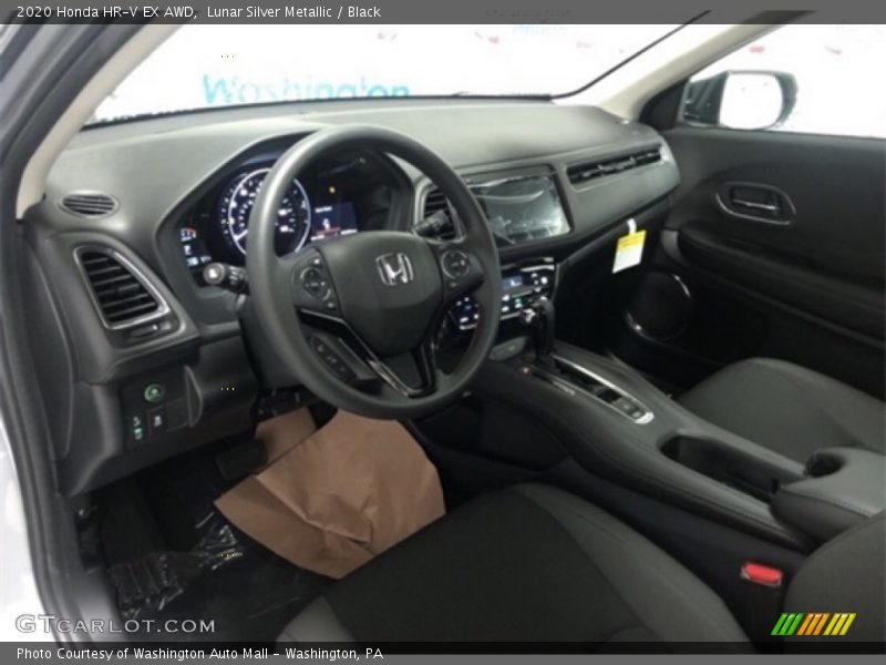 Lunar Silver Metallic / Black 2020 Honda HR-V EX AWD