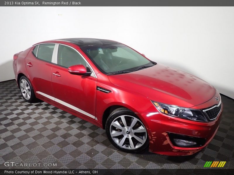 Remington Red / Black 2013 Kia Optima SX