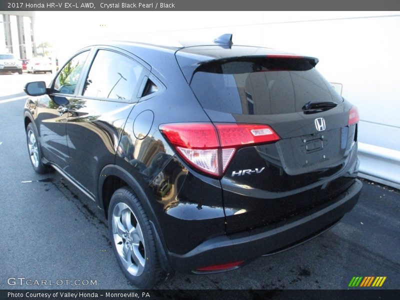 Crystal Black Pearl / Black 2017 Honda HR-V EX-L AWD