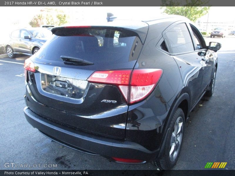Crystal Black Pearl / Black 2017 Honda HR-V EX-L AWD