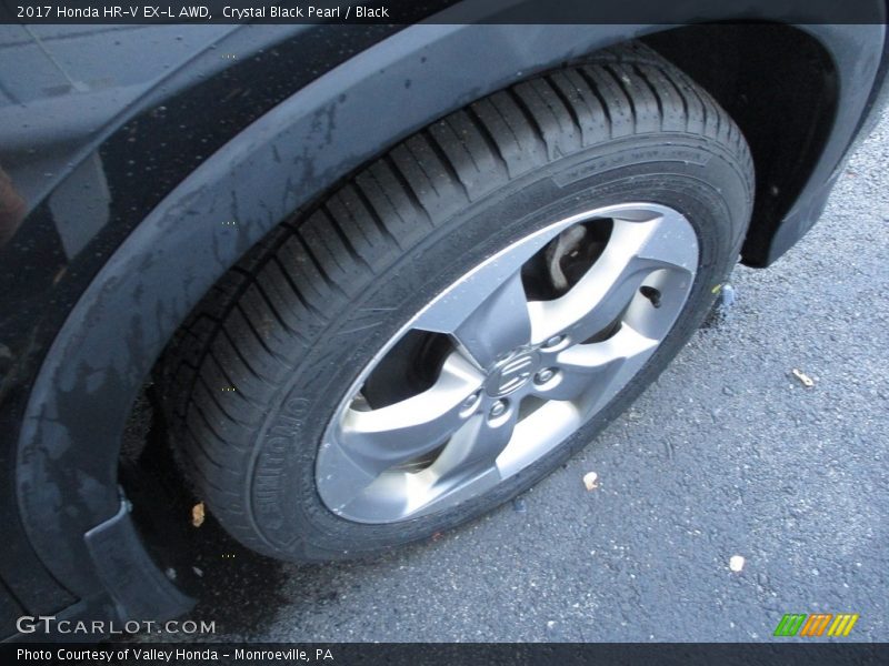 Crystal Black Pearl / Black 2017 Honda HR-V EX-L AWD