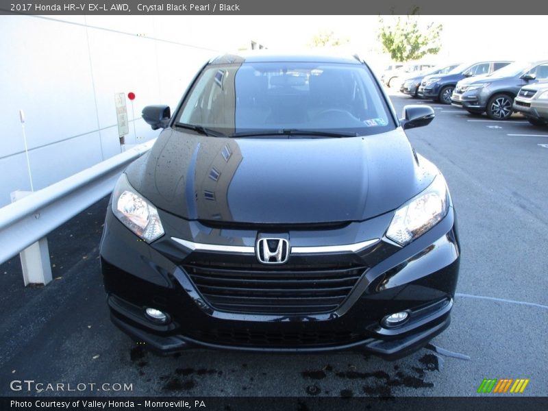 Crystal Black Pearl / Black 2017 Honda HR-V EX-L AWD