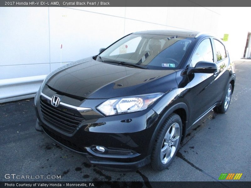 Crystal Black Pearl / Black 2017 Honda HR-V EX-L AWD