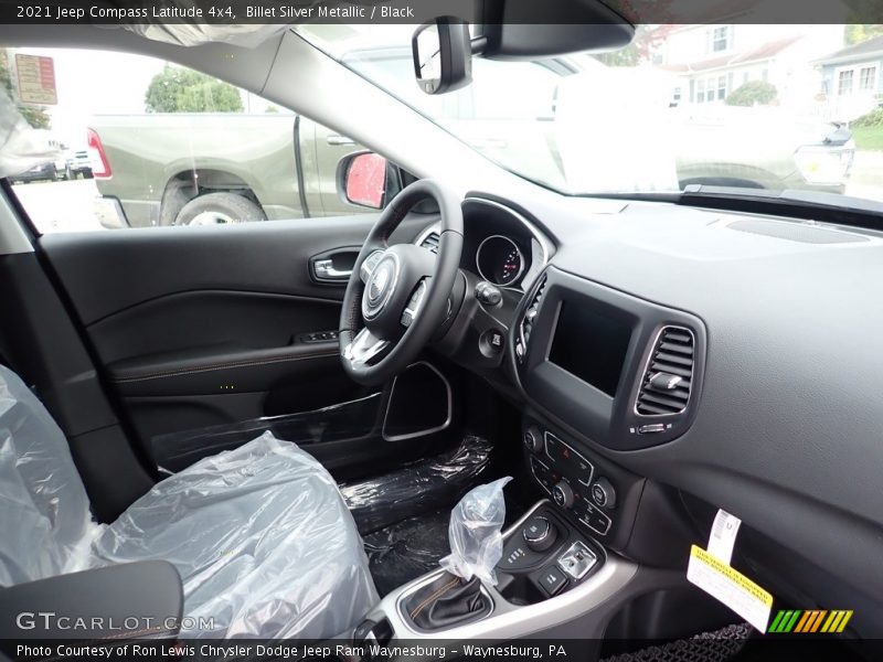 Billet Silver Metallic / Black 2021 Jeep Compass Latitude 4x4