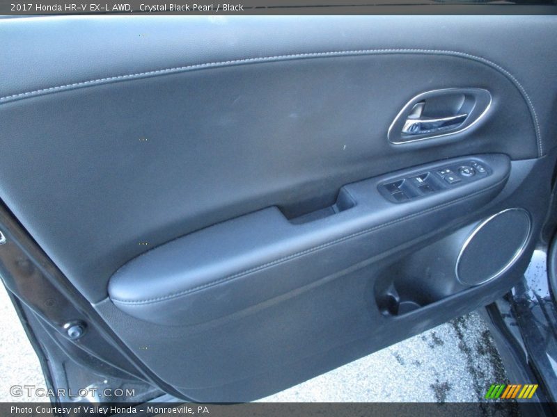 Crystal Black Pearl / Black 2017 Honda HR-V EX-L AWD