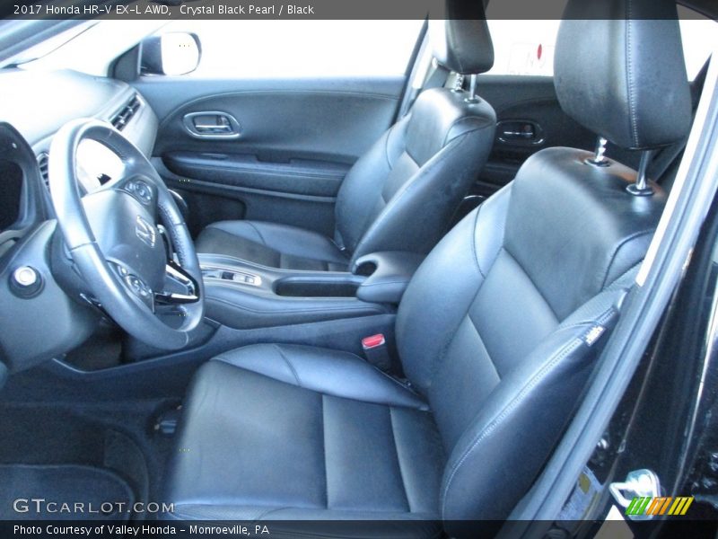Crystal Black Pearl / Black 2017 Honda HR-V EX-L AWD